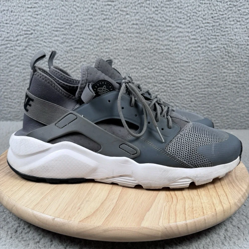 Nike Air Huarache Run Ultra Mens 13 Sneakers Running Shoes Gray 819685-011